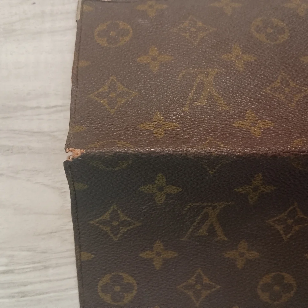 Authentic Louis Vuitton Monogram Checkbook Wallet Vintage